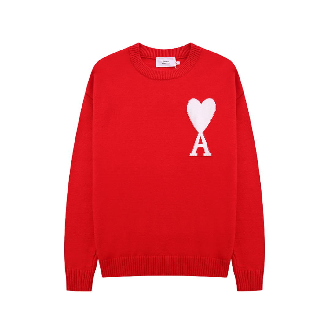 Modischer Herz-Pullover: Zeitloses Design & Komfort