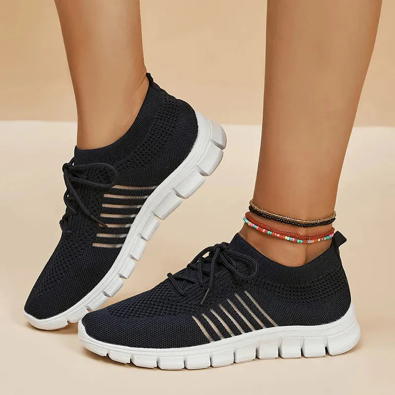 Orthopädische Damen-Sneaker: Atmungsaktive Walking-Schuhe mit Komfort