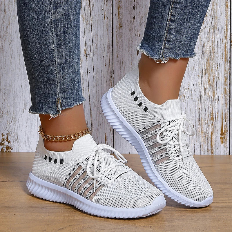 Orthopädische Damen-Sneaker: Atmungsaktive Walking-Schuhe mit Komfort
