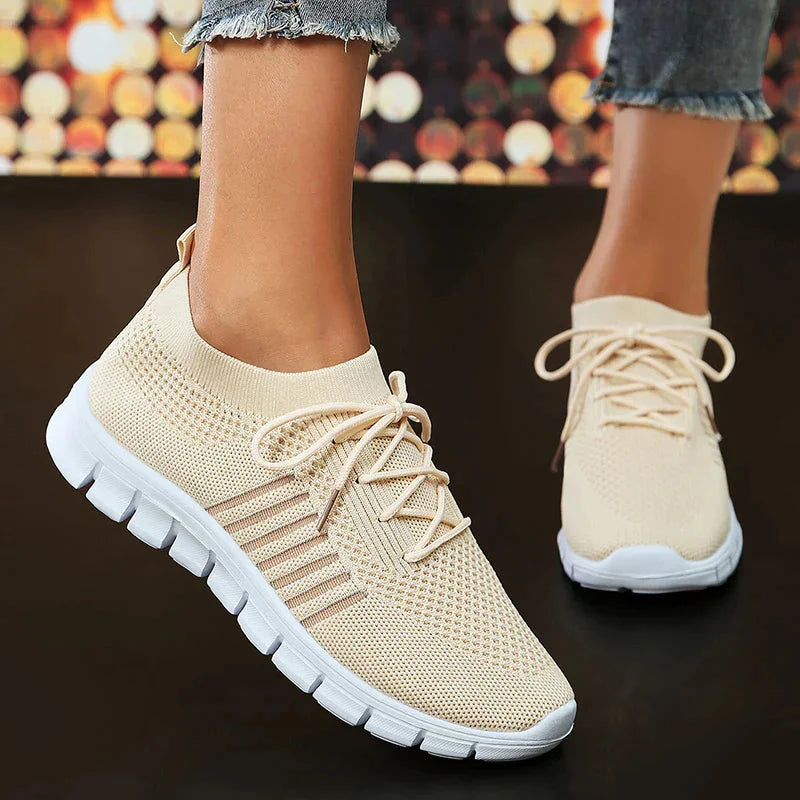 Orthopädische Damen-Sneaker: Atmungsaktive Walking-Schuhe mit Komfort