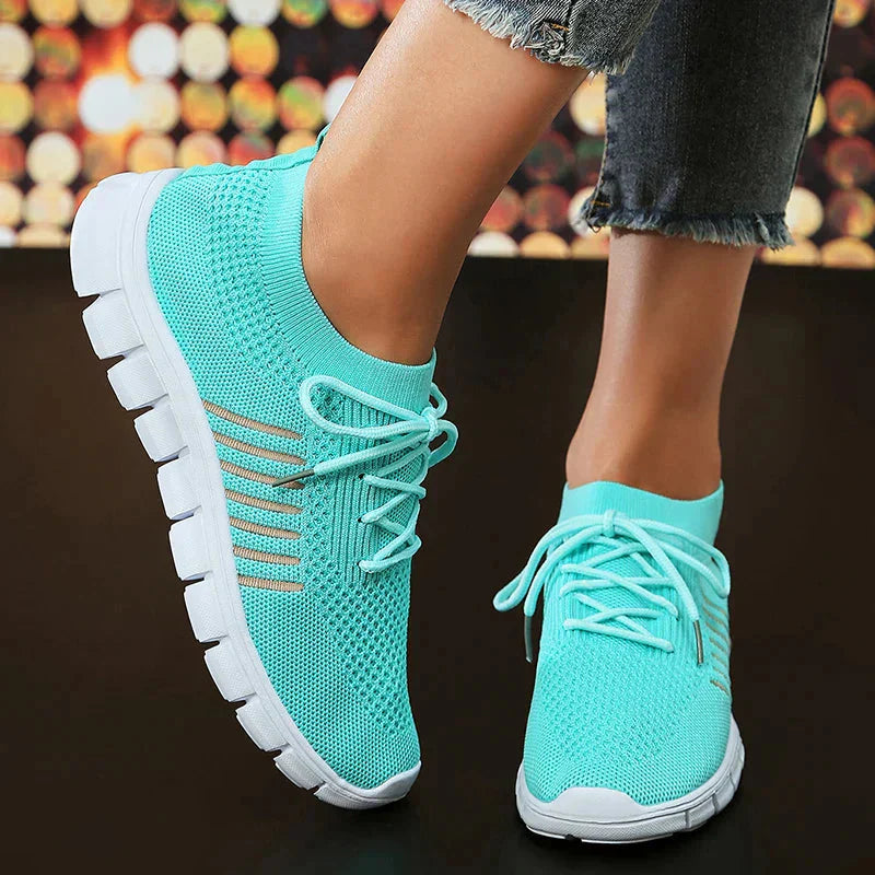 Orthopädische Damen-Sneaker: Atmungsaktive Walking-Schuhe mit Komfort