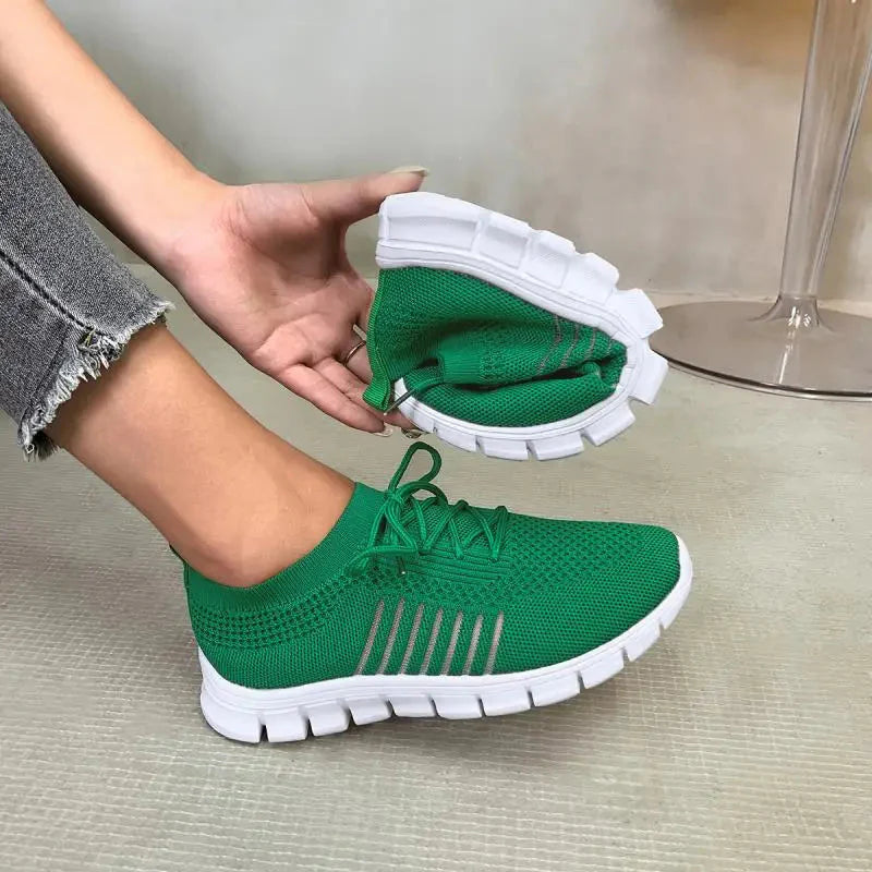 Orthopädische Damen-Sneaker: Atmungsaktive Walking-Schuhe mit Komfort