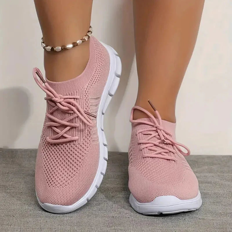 Orthopädische Damen-Sneaker: Atmungsaktive Walking-Schuhe mit Komfort