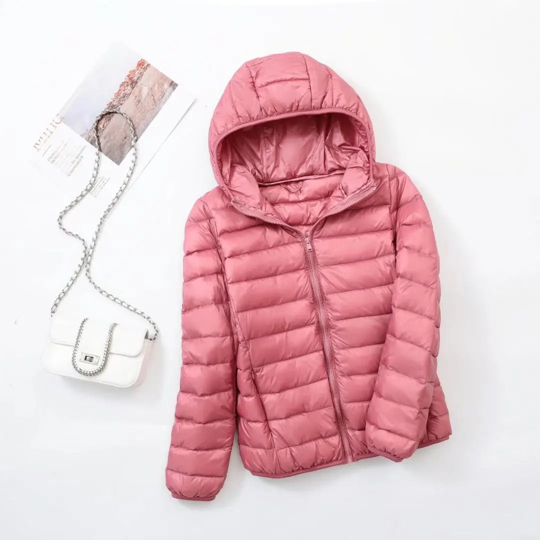 Wende-Daunenjacke: Leichte, warme & figurbetonte Winterjacke