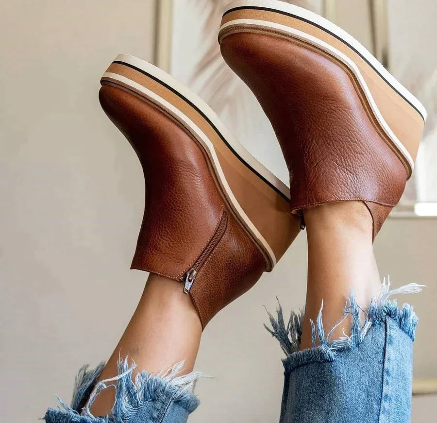 Orthopädische Damen-Stiefeletten mit Absatz: Komfort und Eleganz