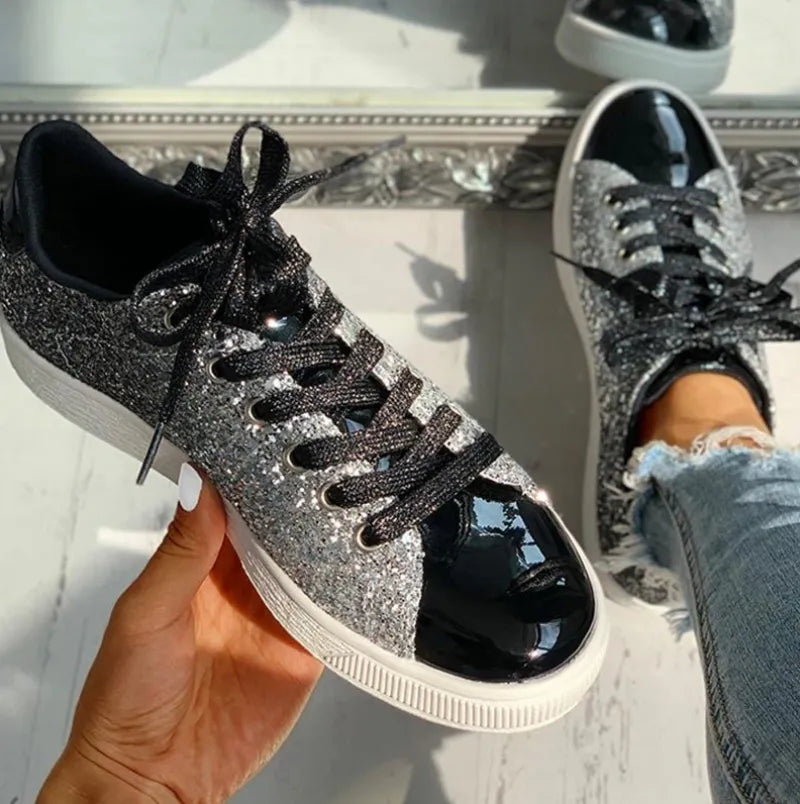 Luxuriöse Glitzer-Damenschuhe: Elegant & bequem