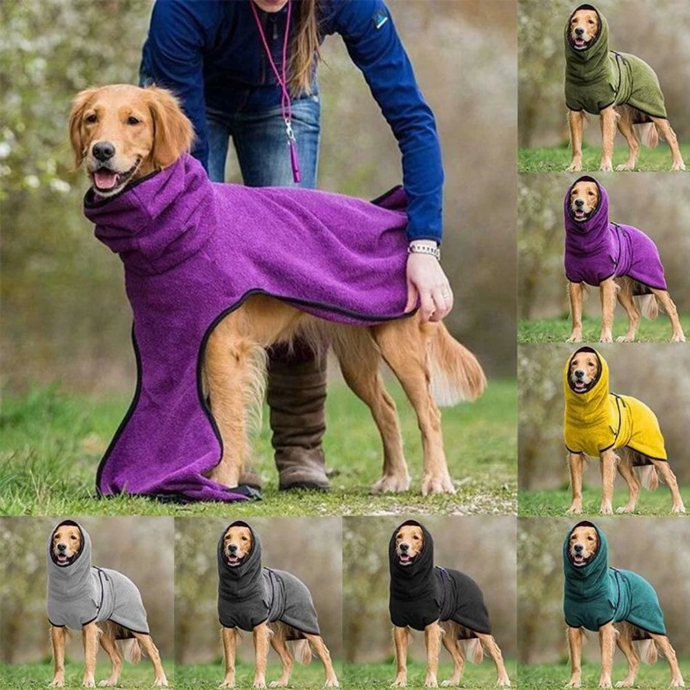 Warmer Hundemantel mit verstellbarer Schnalle