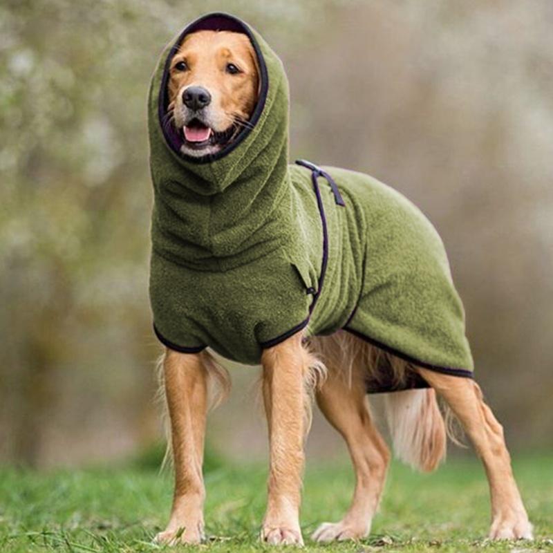 Warmer Hundemantel mit verstellbarer Schnalle