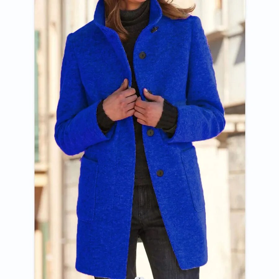 Eleganter Damen Wollmantel