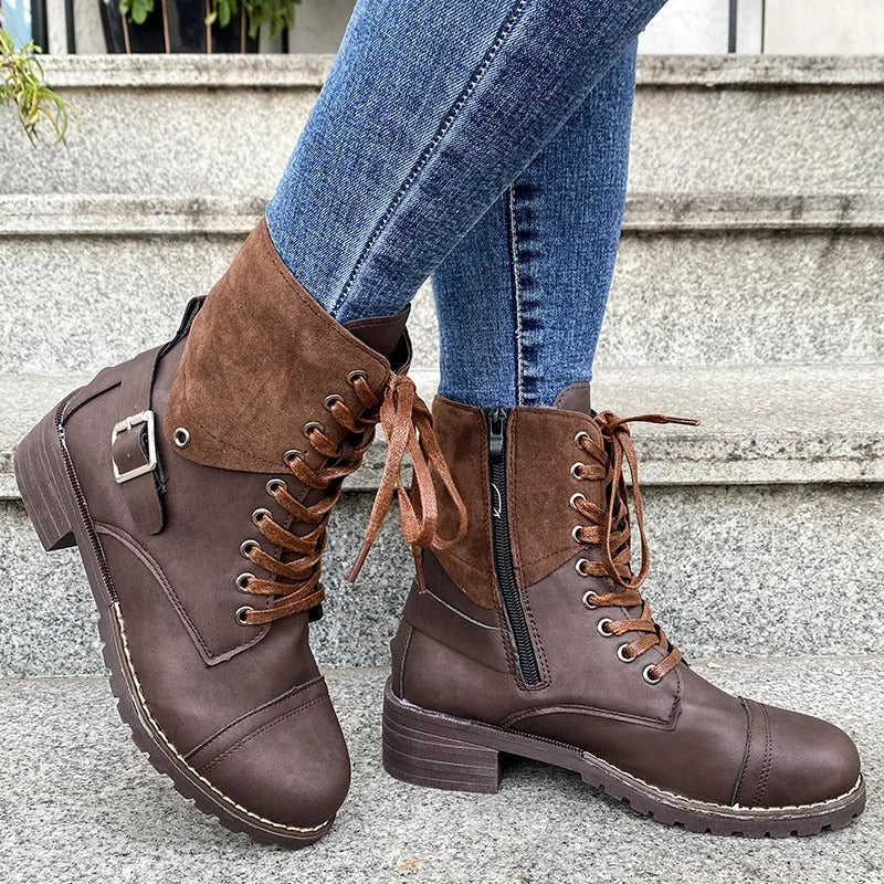 Wasserdichte Lederstiefel mit Reißverschluss: Komfort und Eleganz