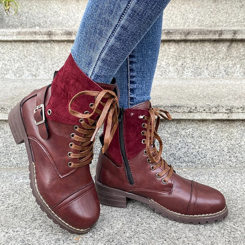 Wasserdichte Lederstiefel mit Reißverschluss: Komfort und Eleganz