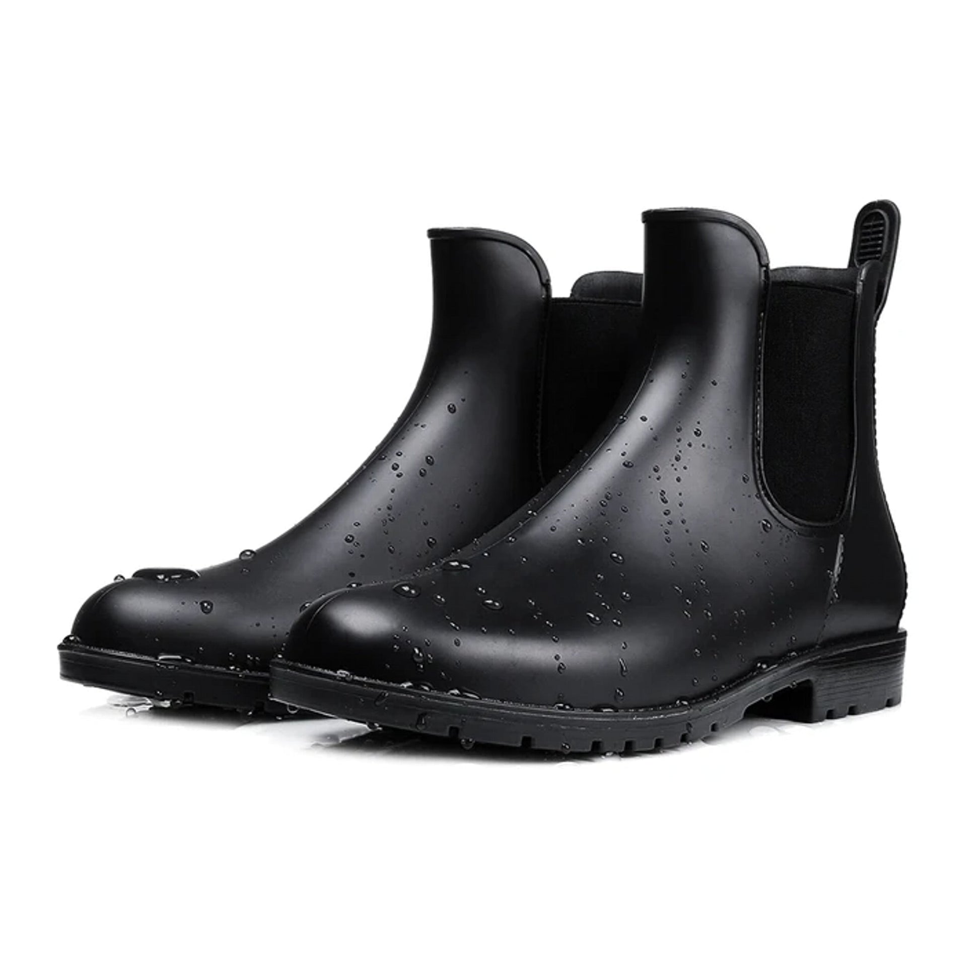 Damenstiefel Chelsea Regen Gummistiefel wasserdicht
