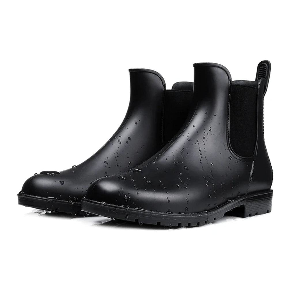 Damenstiefel Chelsea Regen Gummistiefel wasserdicht