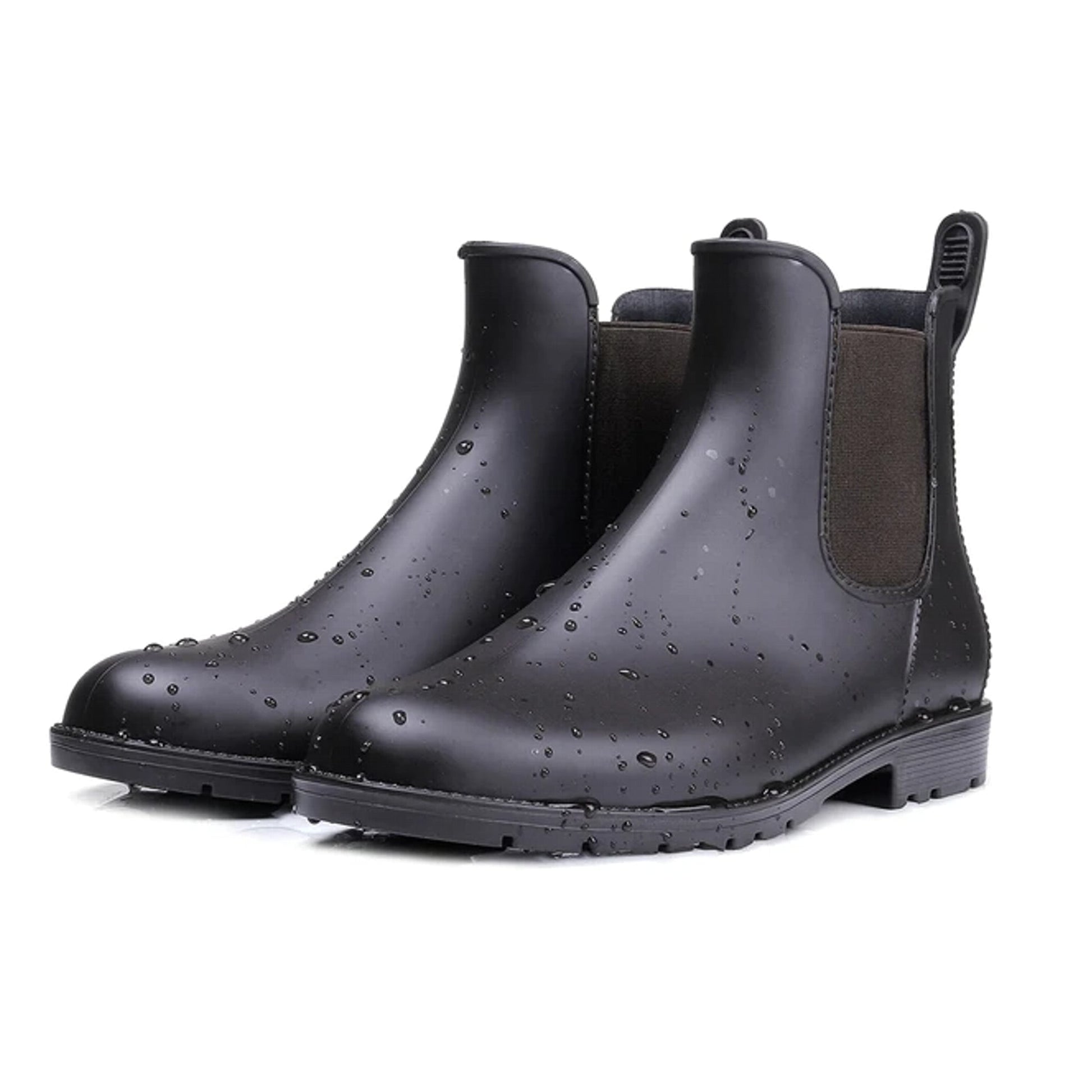 Damenstiefel Chelsea Regen Gummistiefel wasserdicht