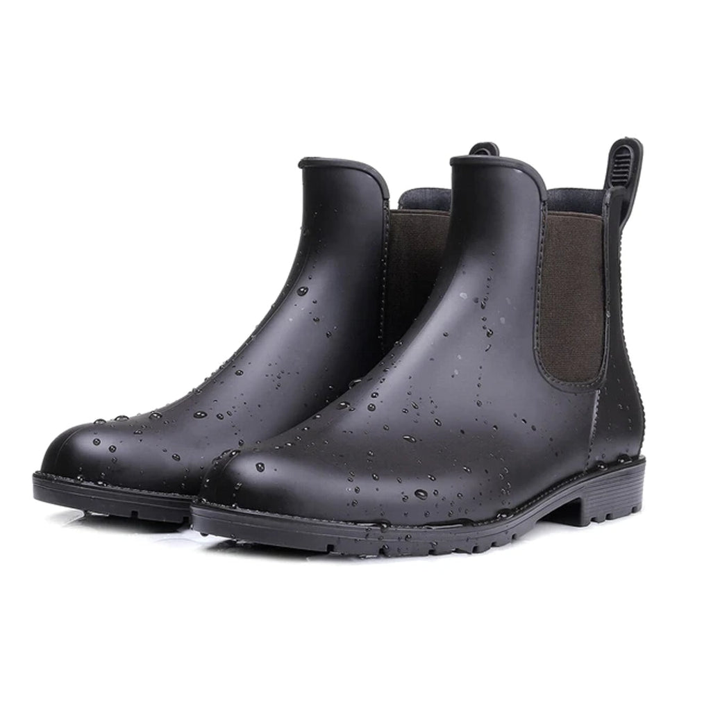 Damenstiefel Chelsea Regen Gummistiefel wasserdicht