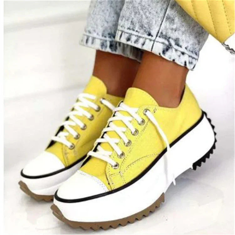 Damen Plateau Sneaker - Bequem & Elegant