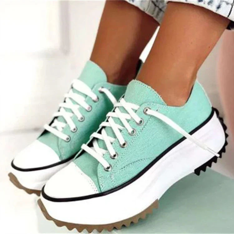 Damen Plateau Sneaker - Bequem & Elegant