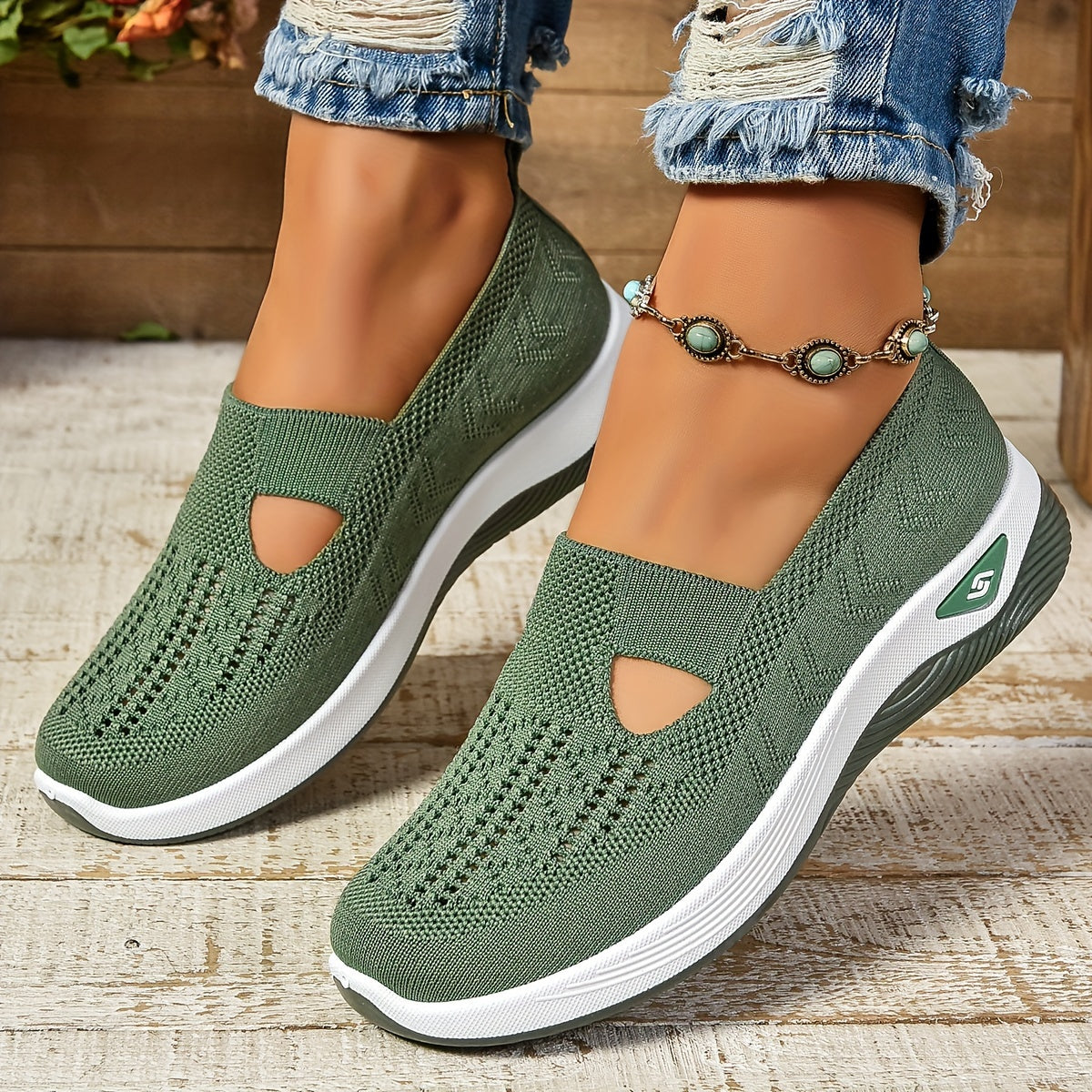 Orthopädische Damen-Slip-On Schuhe