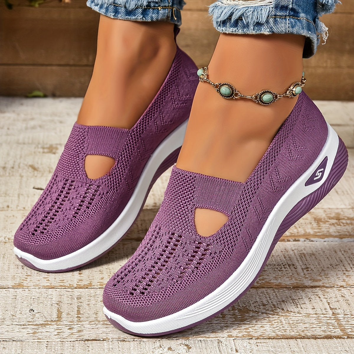 Orthopädische Damen-Slip-On Schuhe