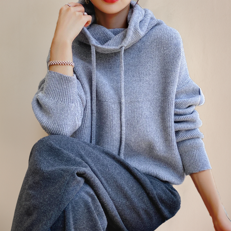 Damen Merino Rollkragenpullover