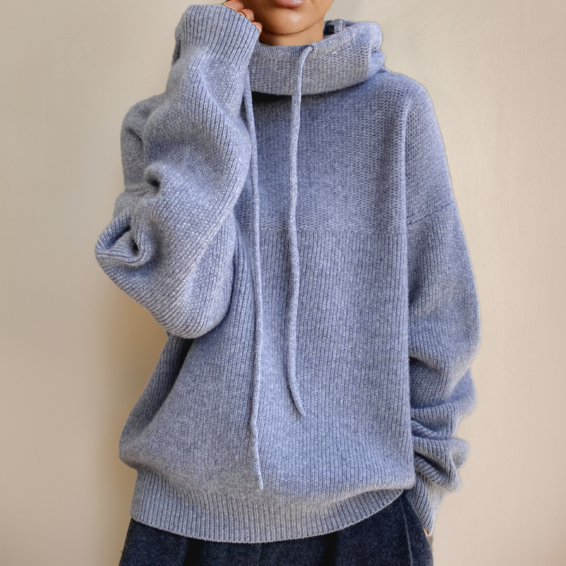 Damen Merino Rollkragenpullover