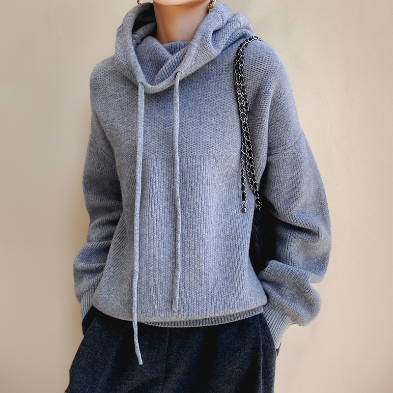 Damen Merino Rollkragenpullover