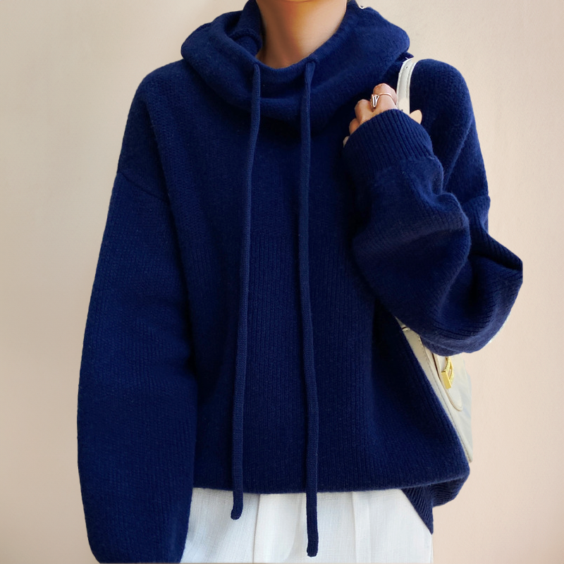 Damen Merino Rollkragenpullover