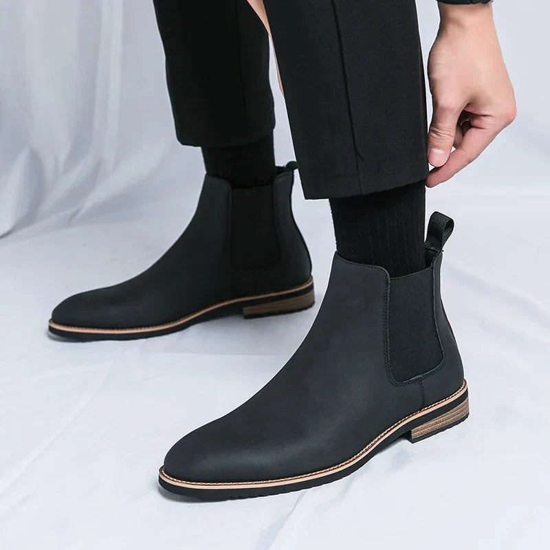 Leder Chelsea Boots: Hochwertiges Leder, zeitloser Stil
