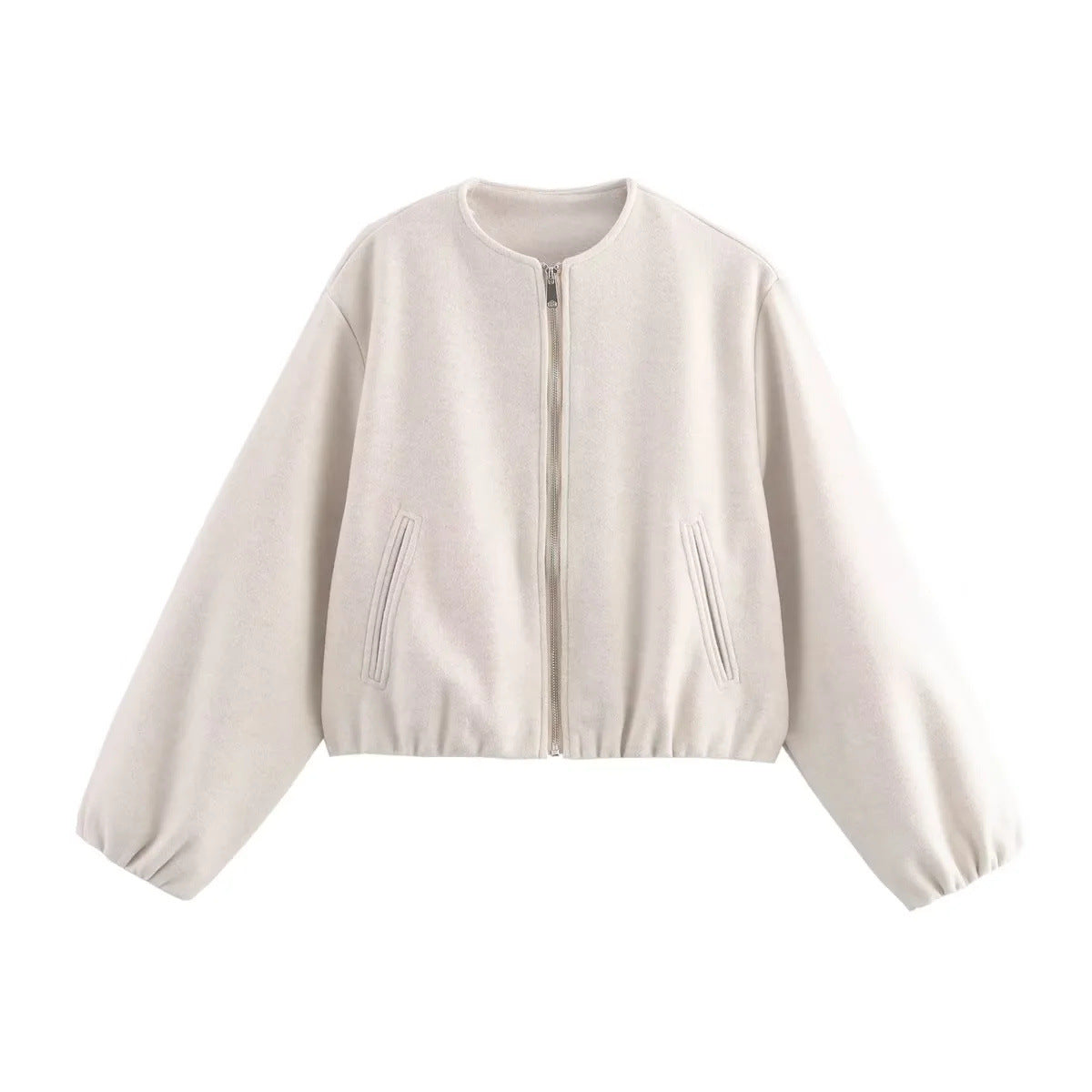 Damen Blousonjacke: Lockerer Schnitt, weiches Material