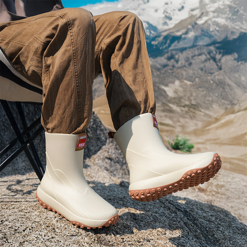 Herren Gummistiefel mit rutschfester Sohle