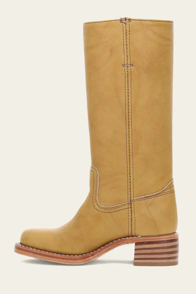 Damen Leder Stiefel Lang