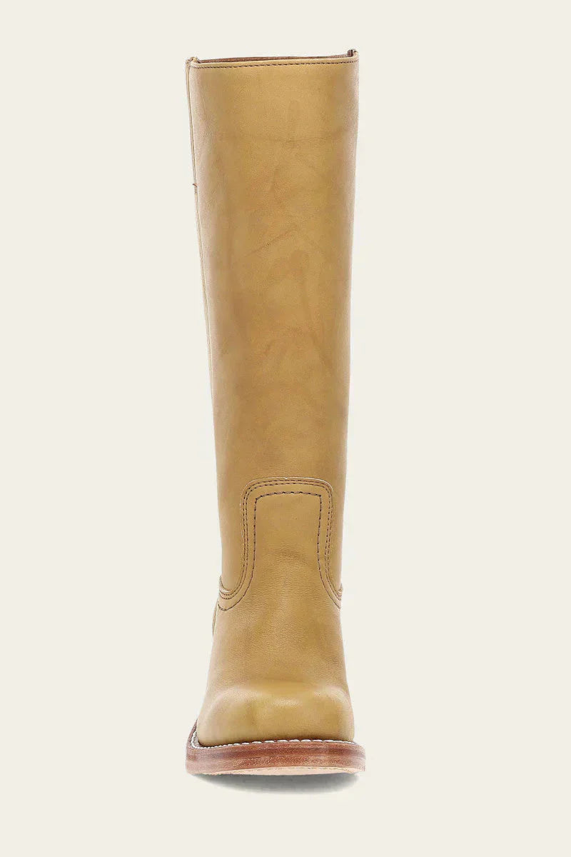 Damen Leder Stiefel Lang