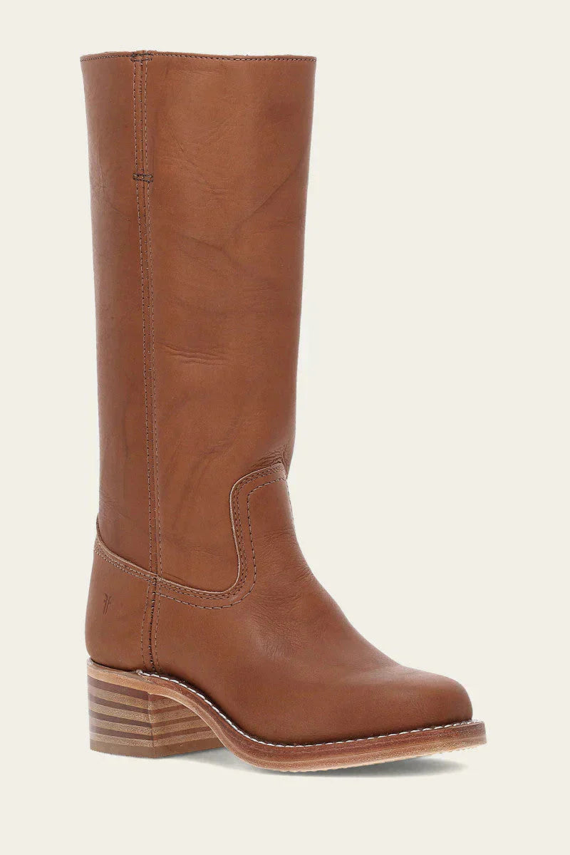 Damen Leder Stiefel Lang