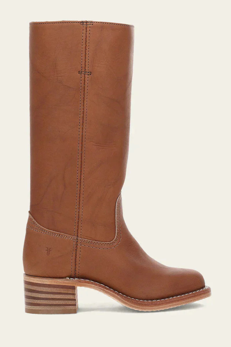 Damen Leder Stiefel Lang