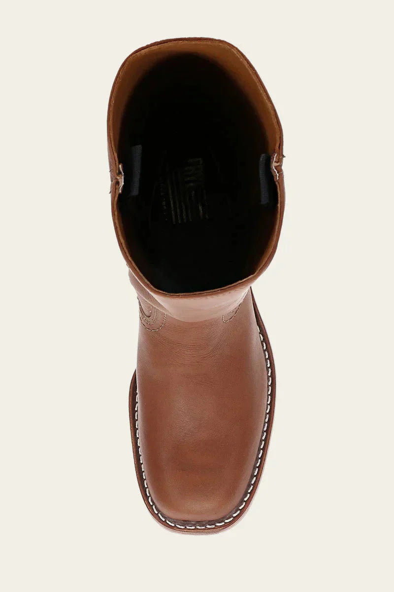 Damen Leder Stiefel Lang
