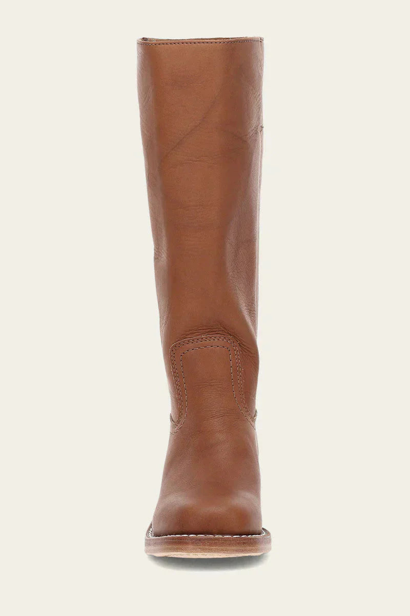 Damen Leder Stiefel Lang