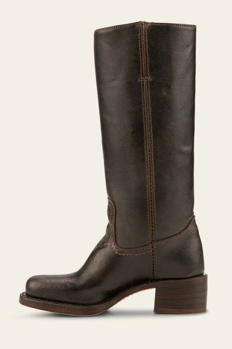Damen Leder Stiefel Lang