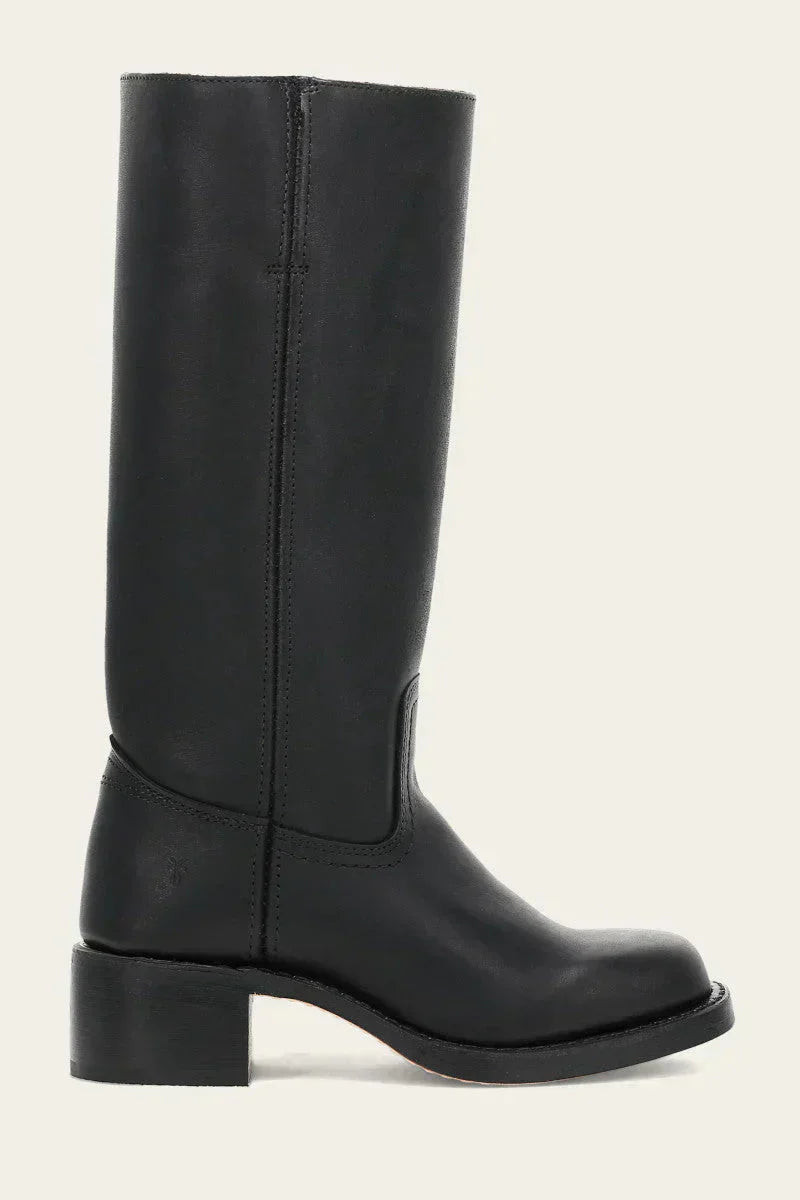 Damen Leder Stiefel Lang