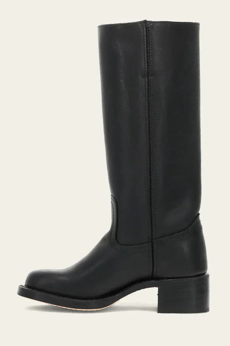 Damen Leder Stiefel Lang