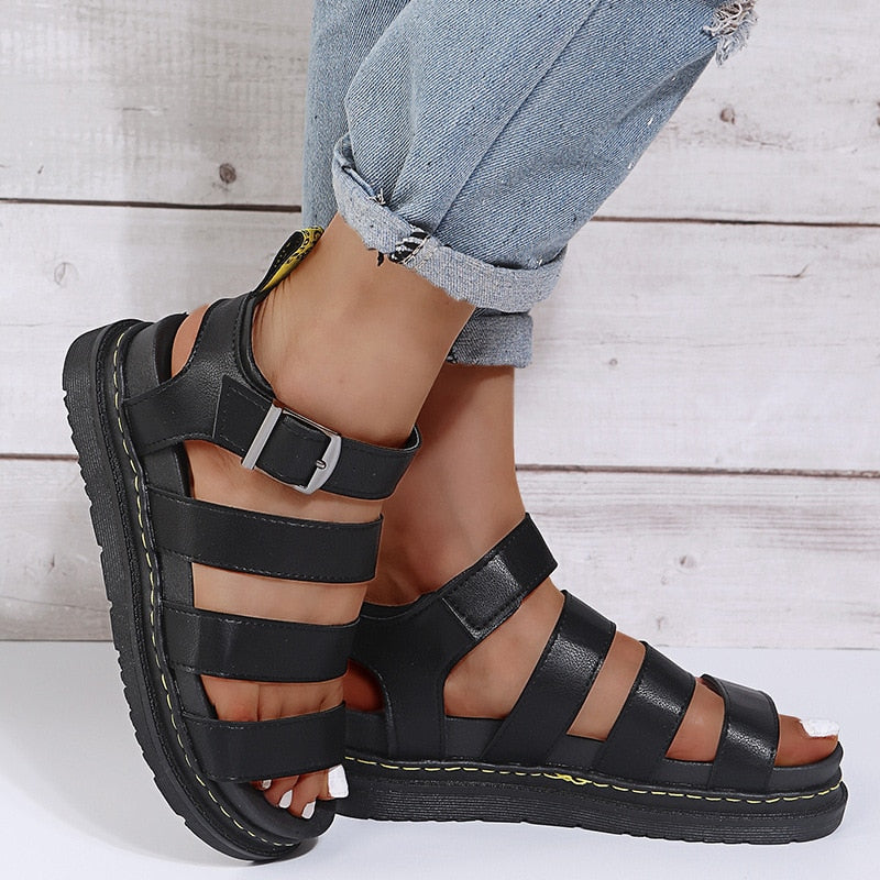 Stilvolle Ledersandalen für Damen