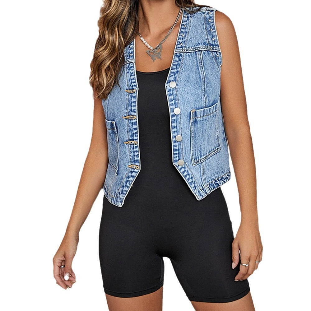 Damen Jeansweste - Modisch & Vielseitig