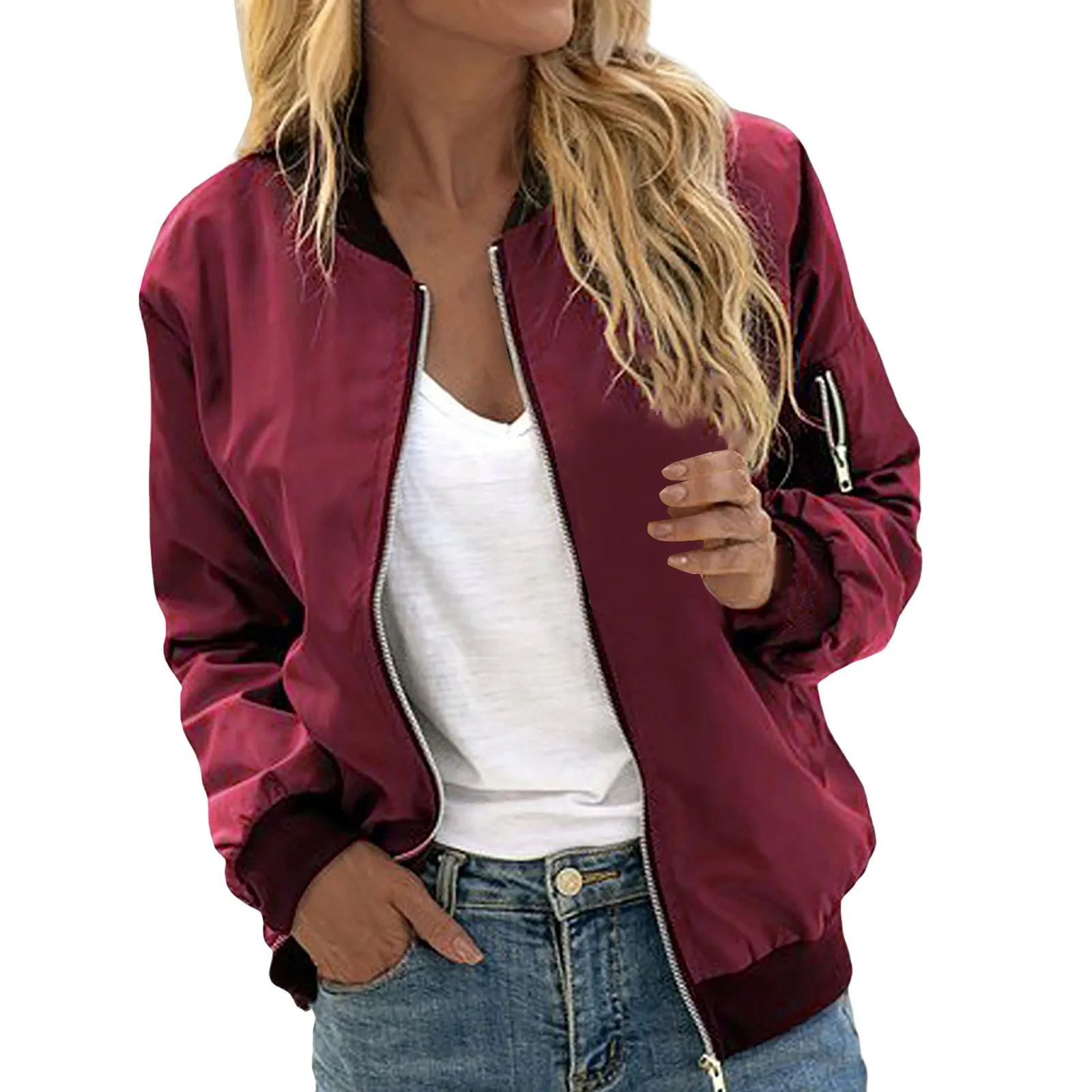 Damen Bomberjacke: Klassisch & Leger