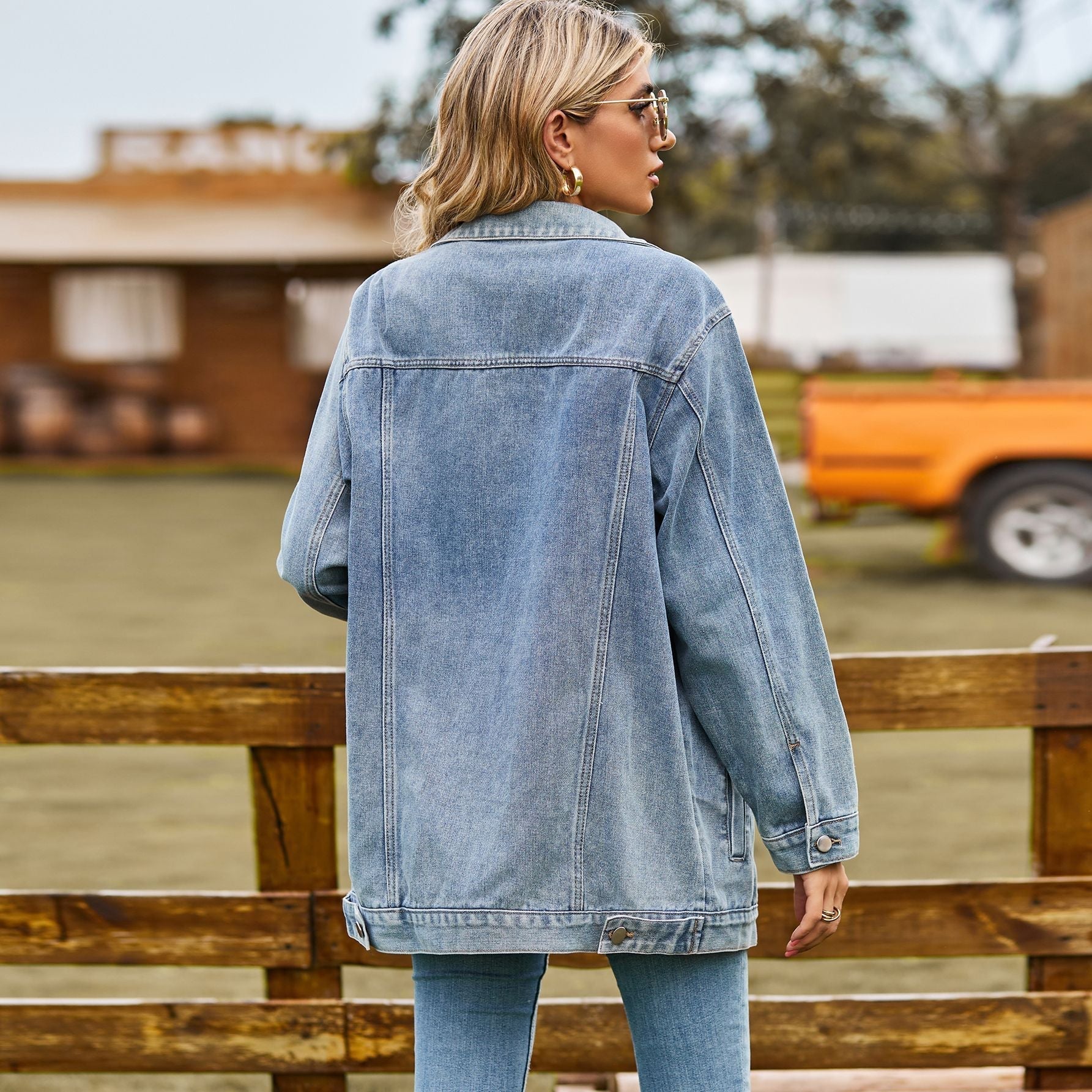 Vintage Jeansjacke für Damen: Unterjacke für den Winter