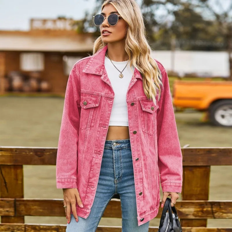 Vintage Jeansjacke für Damen: Unterjacke für den Winter