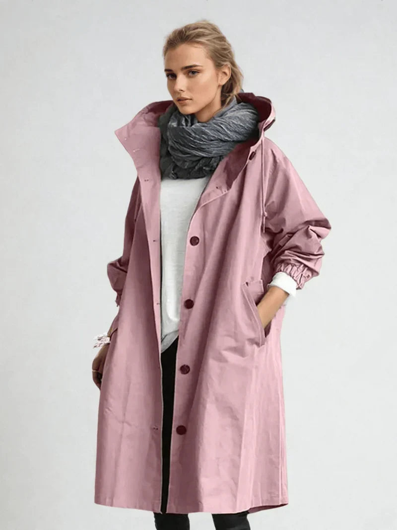 Eleganter, Wasserabweisender Regenmantel