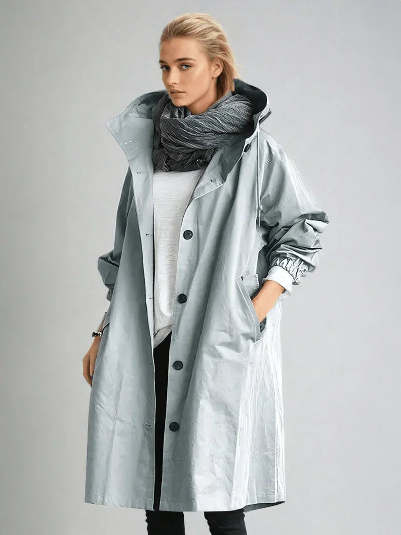Eleganter, Wasserabweisender Regenmantel