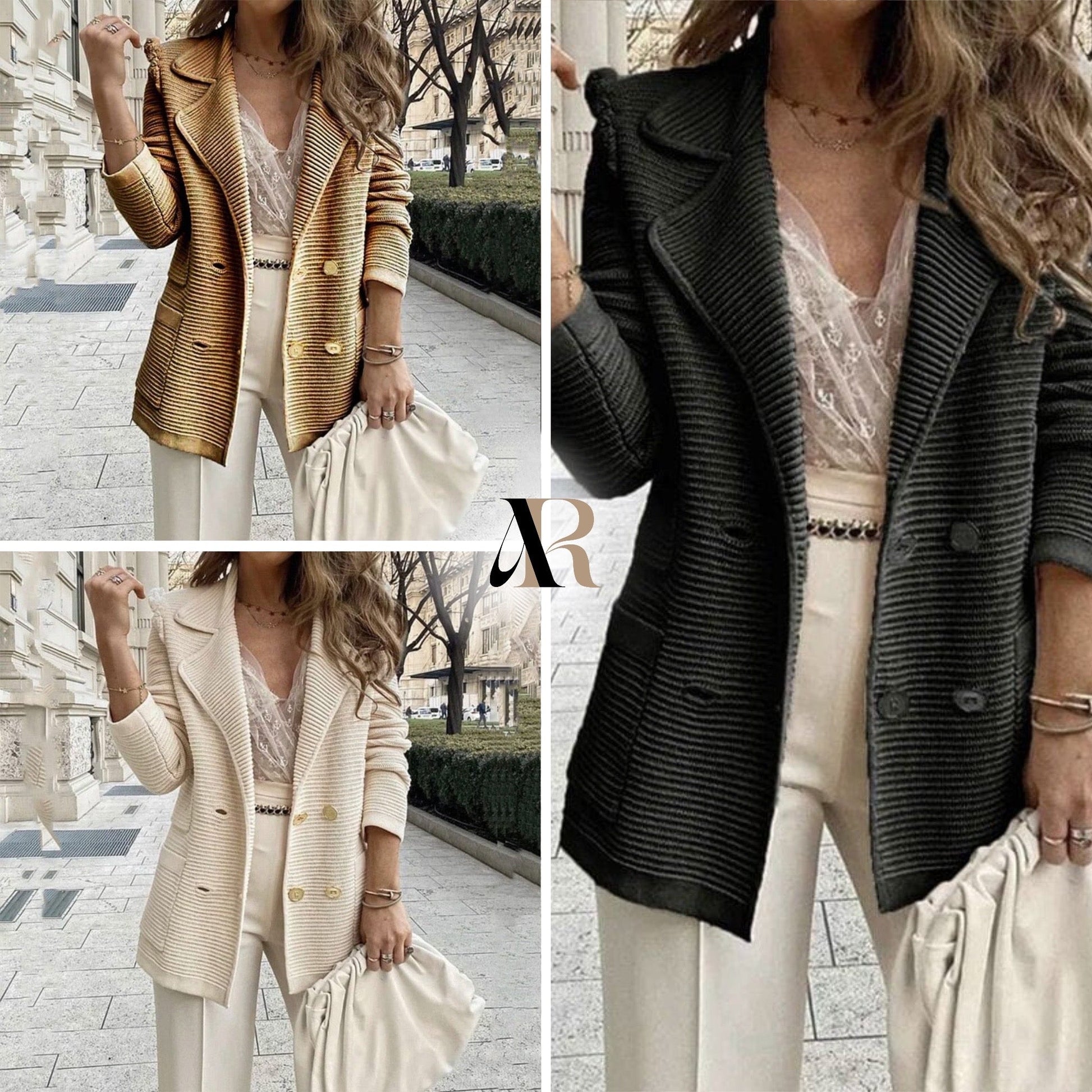 Modischer Strickblazer Damen
