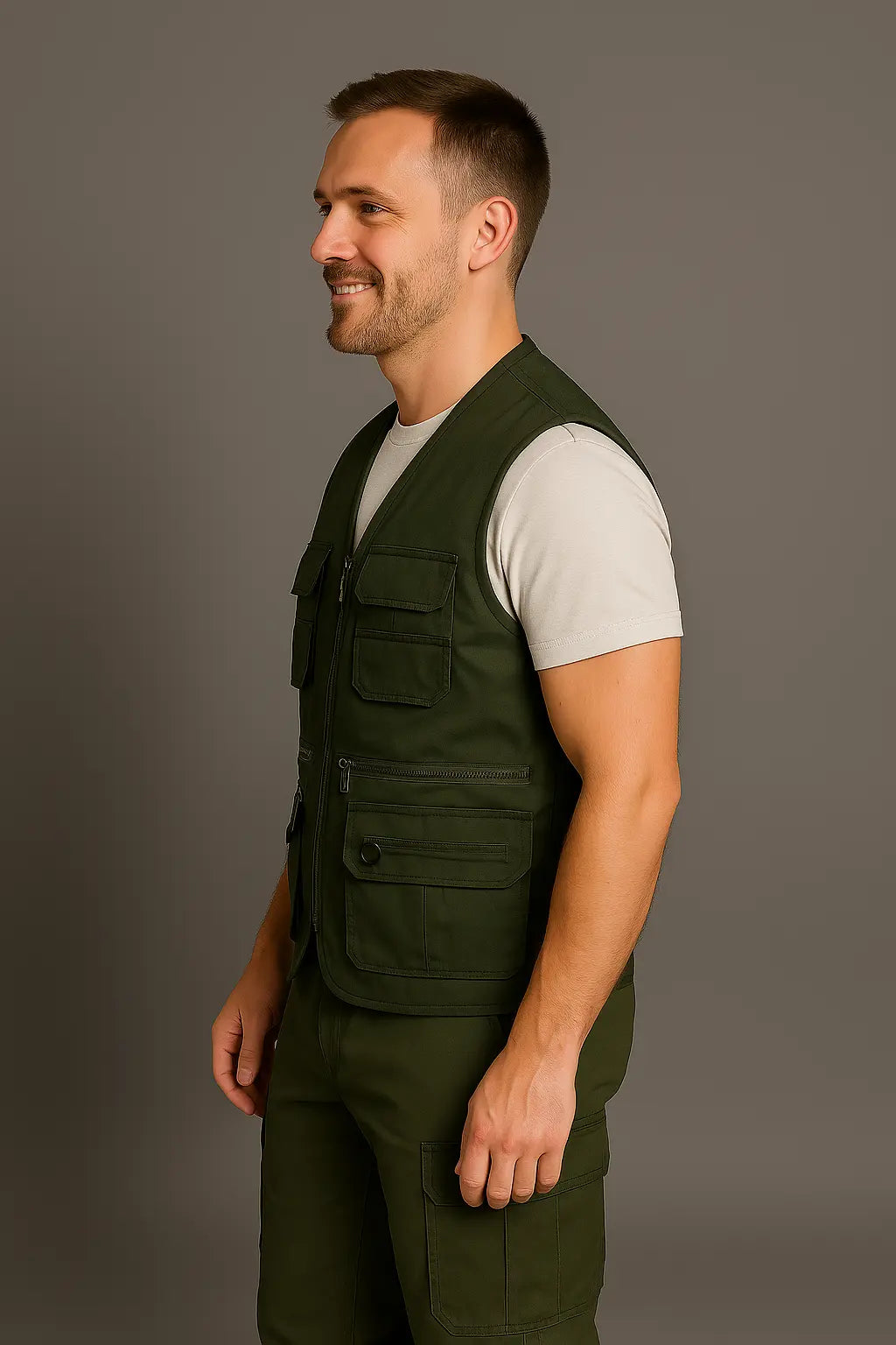 Herren Wanderweste mit vielen Taschen