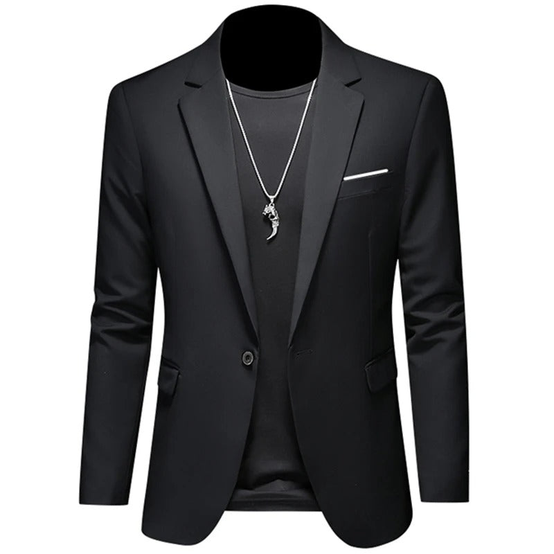 Herren Slim Fit Blazer: Zeitloses Design & Alltagskomfort