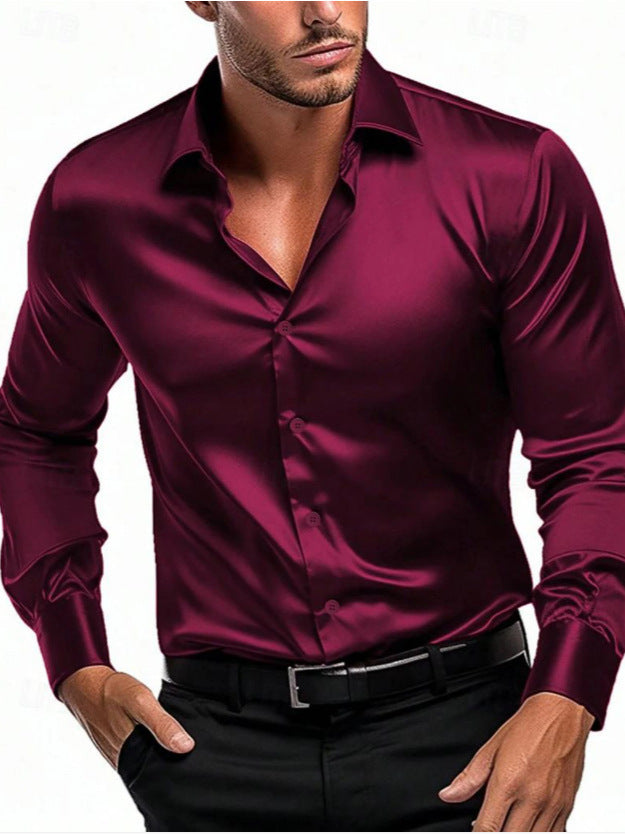 Herren Seidenhemd - Elegant & Zeitlos